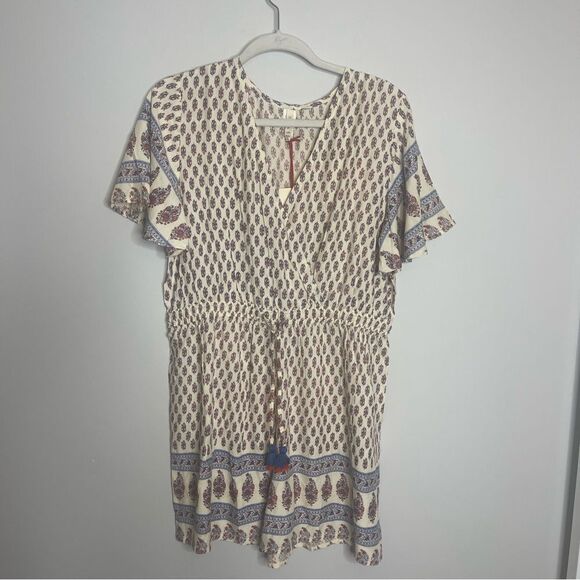 Anthropologie Raga Paisley Print romper New Large - Picture 4 of 10